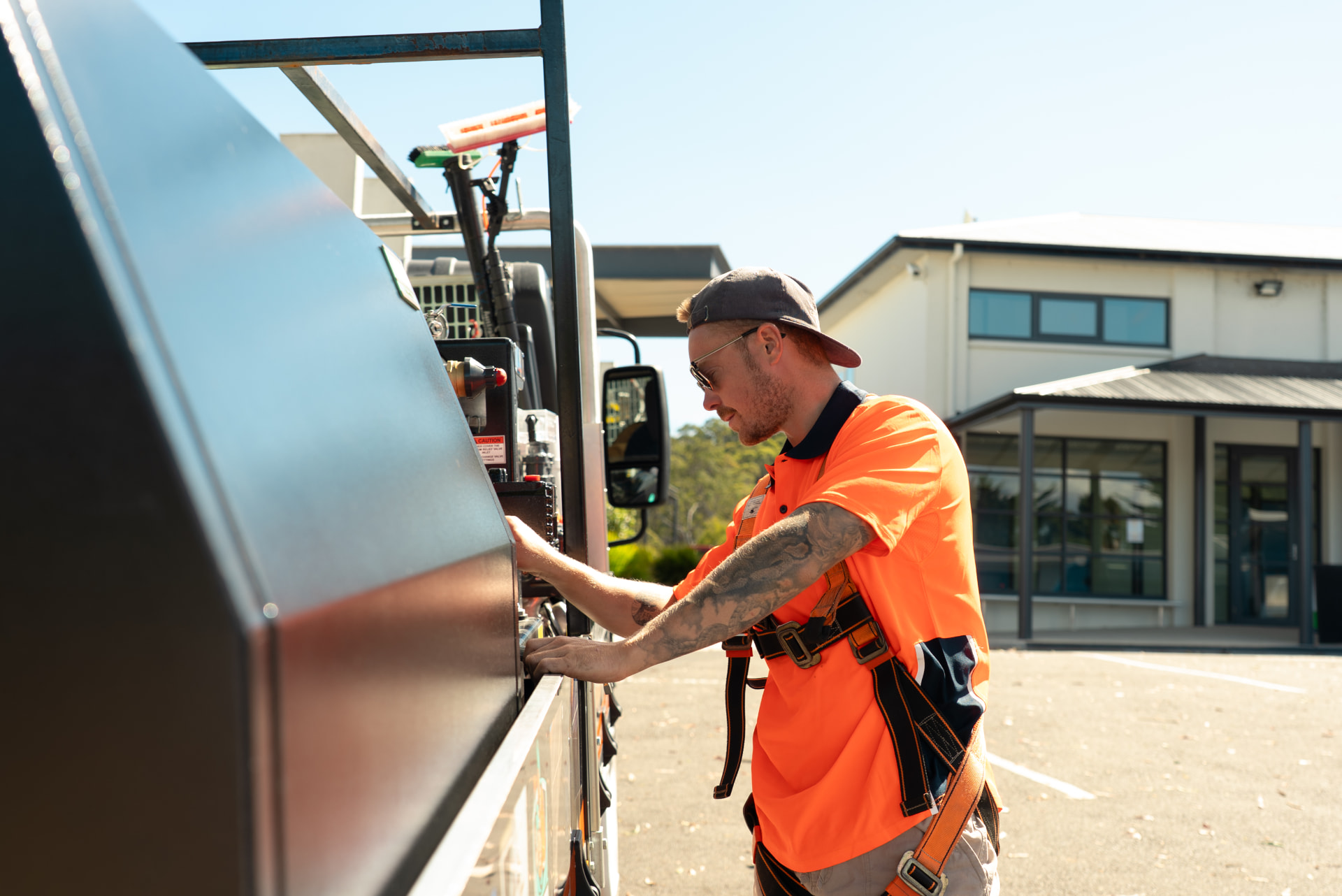 Everything checked and set before a hose goes anywhere near your house.